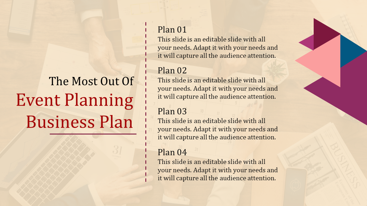 Free - Event Planning Business Plan PPT and Google Slides Themes 